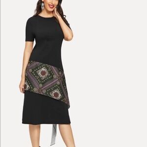 Unique ZARA Wrap Tribal Dress Size XL